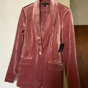 NWT Velvet INT International Concepts Dusty Rose Blazer